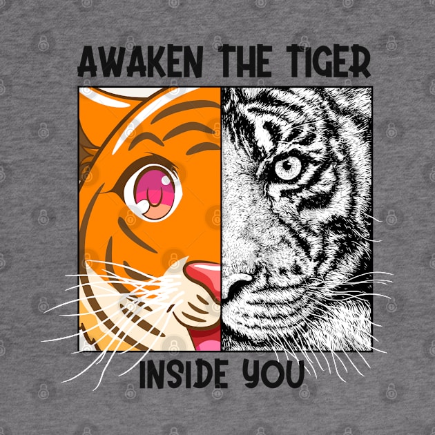 Awaken The Tiger Inside You Malayan Sumatran Bengal Tiger by GraphicsLab